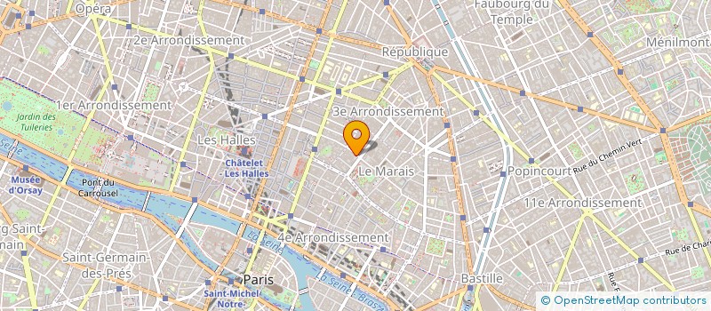 localisation de l'entreprise MONSIEUR GREGORY CASTERA à PARIS