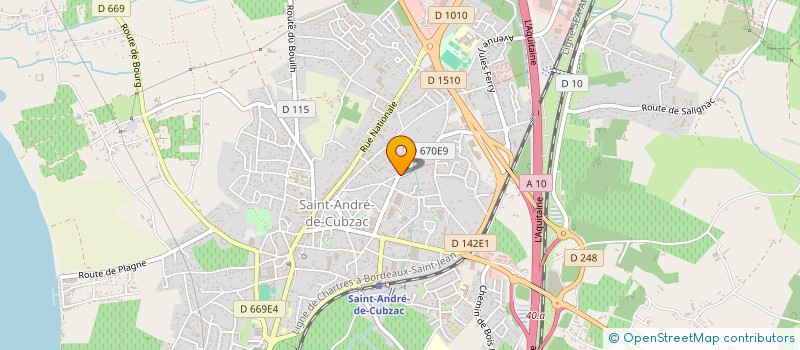 localisation de l'entreprise MONSIEUR GREGORY CASTETS  SAINT-ANDRE-DE-CUBZAC