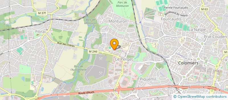 localisation de l'entreprise MONSIEUR GREGORY CAZAUX à COLOMIERS