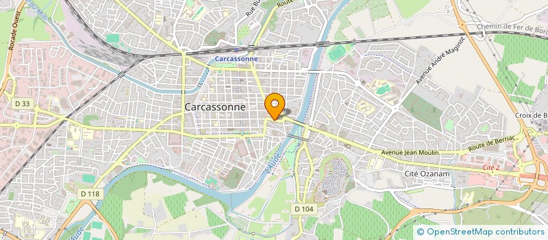 localisation de l'entreprise MONSIEUR GREGORY CENSE à CARCASSONNE