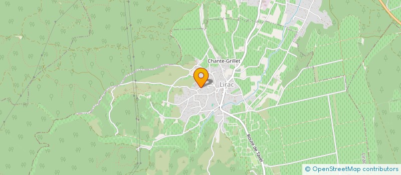 localisation de l'entreprise MONSIEUR GREGORY CHABAUD  LIRAC