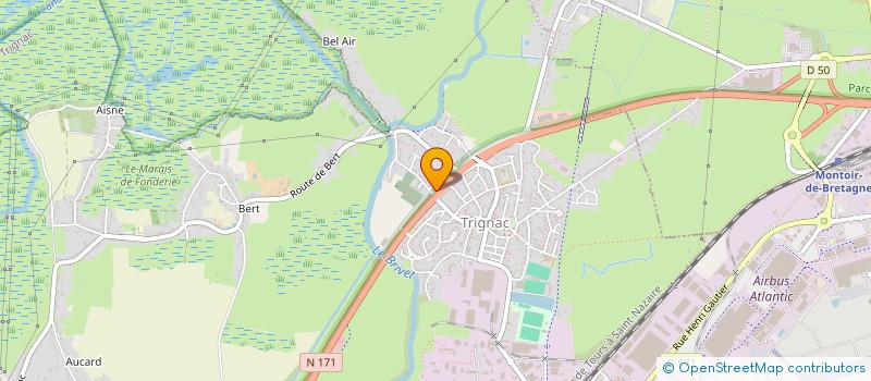 localisation de l'entreprise MONSIEUR GREGORY CHABOUD-PAUPI  TRIGNAC