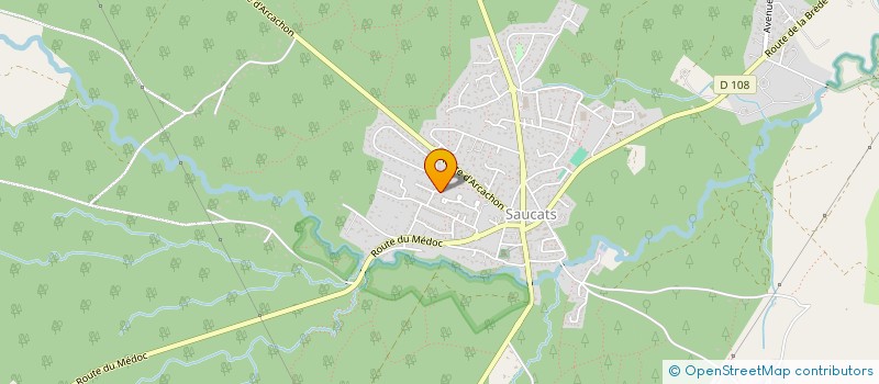 localisation de l'entreprise MONSIEUR GREGORY CHAILLOU  SAUCATS