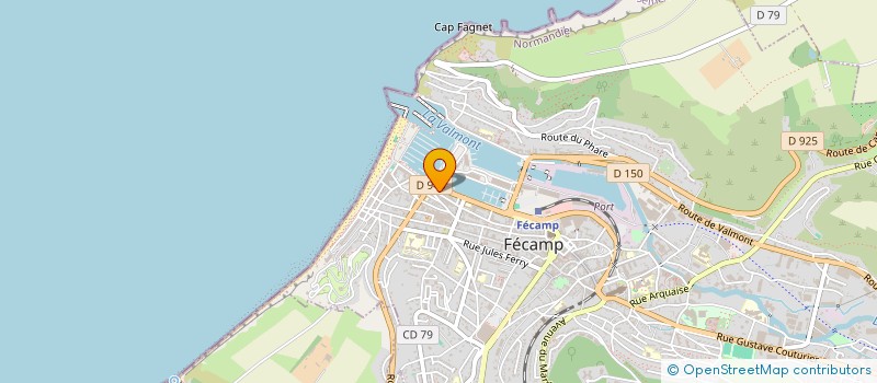 localisation de l'entreprise MONSIEUR GREGORY CHAIX à FECAMP