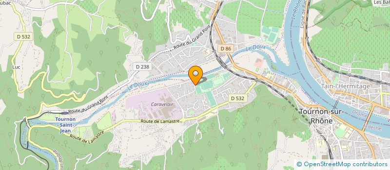 localisation de l'entreprise MONSIEUR GREGORY CHARRAS à TOURNON-SUR-RHONE
