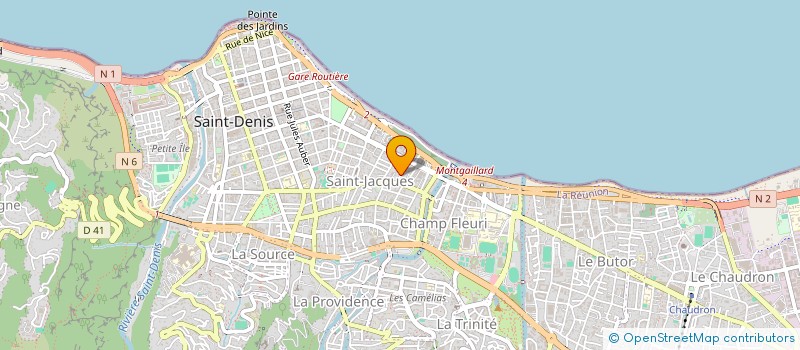 localisation de l'entreprise MONSIEUR GREGORY CHAULX  SAINT-DENIS