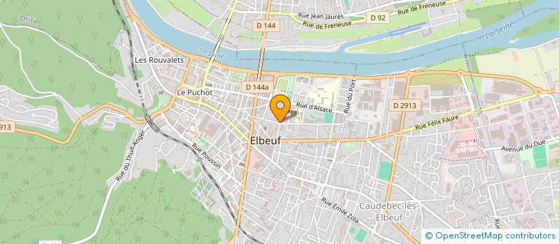 localisation de l'entreprise MONSIEUR GREGORY CHAUSSON  ELBEUF