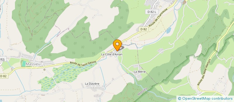 localisation de l'entreprise MONSIEUR GREGORY CHAVASSE DIT L'ARMEE  MASSIEU