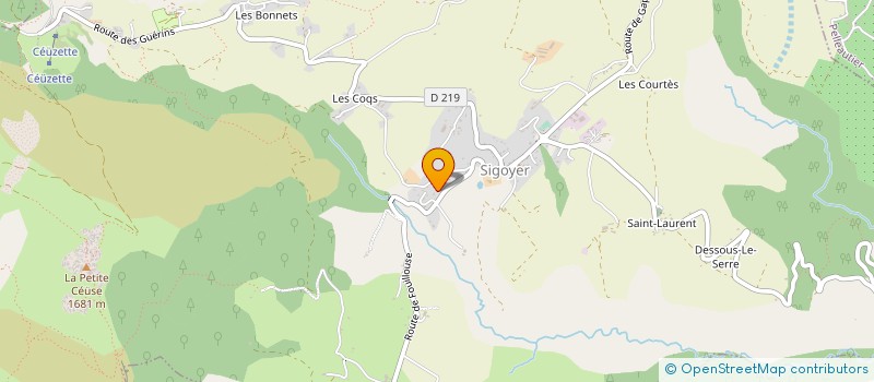 localisation de l'entreprise MONSIEUR GREGORY CHERBLANC  SIGOYER