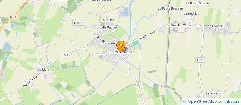 localisation de l'entreprise MONSIEUR GREGORY CHEREL  SAINT-GUINOUX