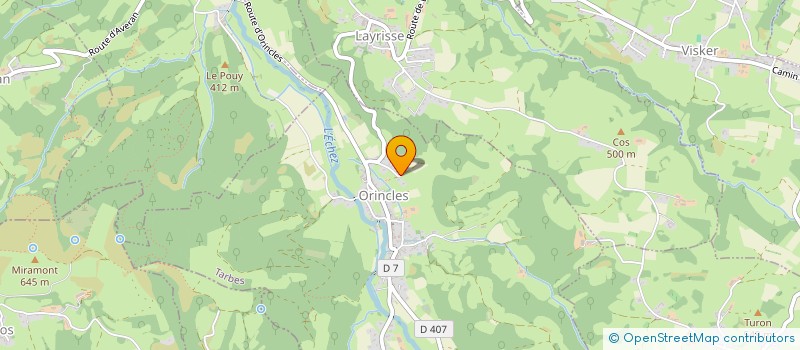 localisation de l'entreprise MONSIEUR GREGORY CHERIF  ORINCLES