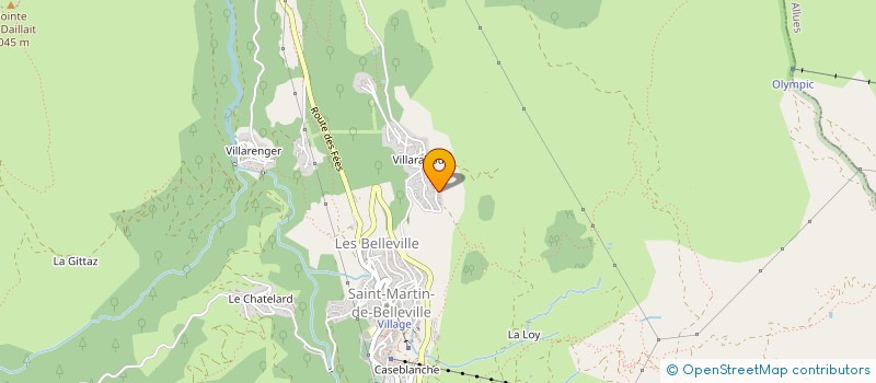 localisation de l'entreprise MONSIEUR GREGORY CHEVALLIER  LES BELLEVILLE