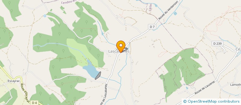 localisation de l'entreprise MONSIEUR GREGORY CHIHA  LENDOU-EN-QUERCY