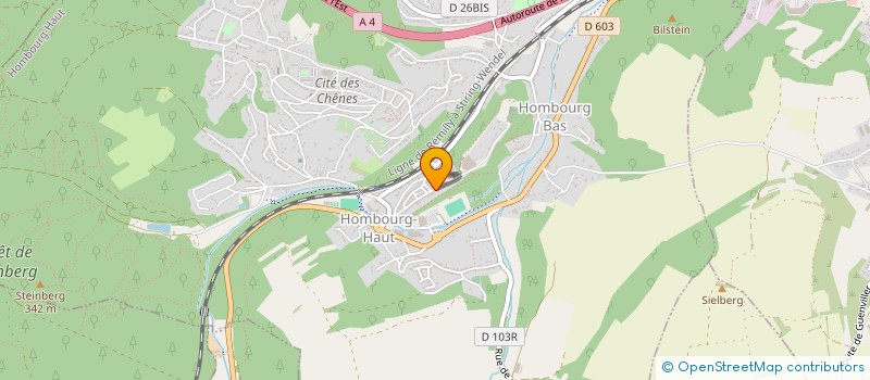 localisation de l'entreprise MONSIEUR GREGORY CHURKA  HOMBOURG-HAUT