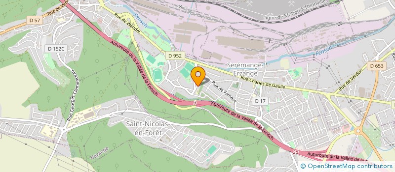 localisation de l'entreprise MONSIEUR GREGORY CIELUCH  SEREMANGE-ERZANGE