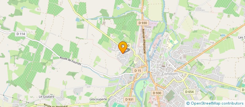 localisation de l'entreprise MONSIEUR GREGORY CLAUDE  CONDOM