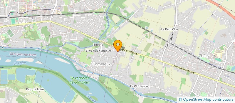 localisation de l'entreprise MONSIEUR GREGORY CLEMENT  CHECY
