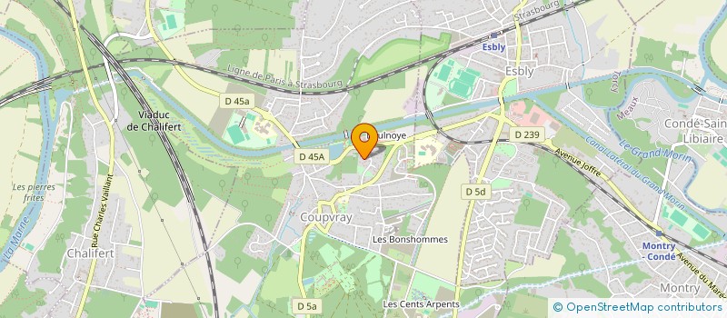 localisation de l'entreprise MONSIEUR GREGORY COHEN  MEAUX