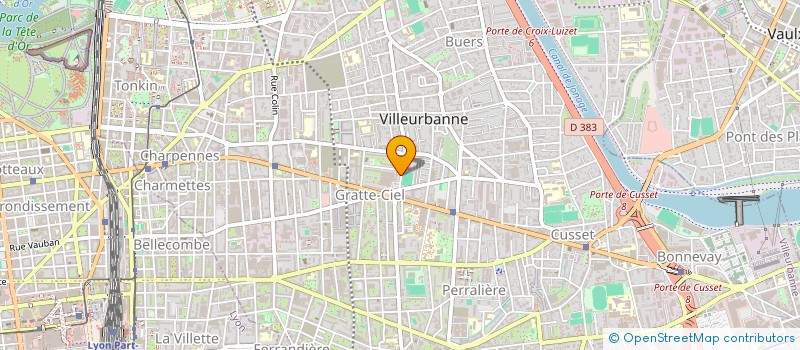 localisation de l'entreprise MONSIEUR GREGORY COHET à VILLEURBANNE
