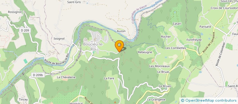 localisation de l'entreprise MONSIEUR GREGORY COLL  BOUCIEU-LE-ROI