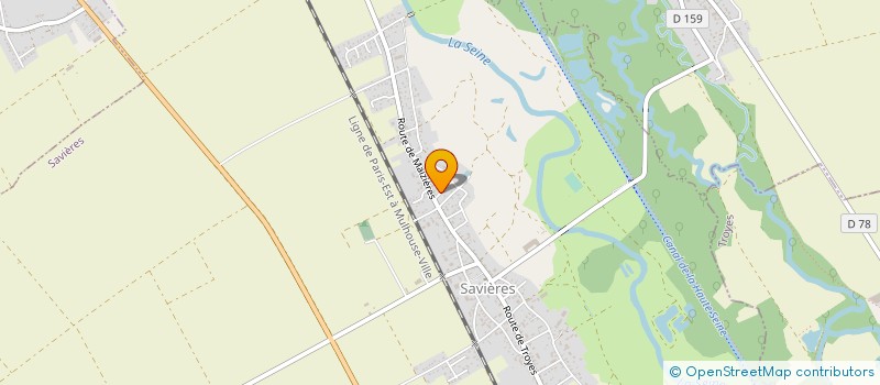 localisation de l'entreprise MONSIEUR GREGORY COLLARD  SAVIERES