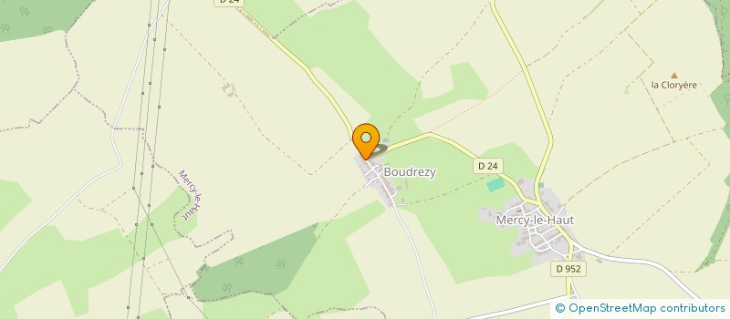 localisation de l'entreprise MONSIEUR GREGORY COLLIGNON  MERCY-LE-HAUT