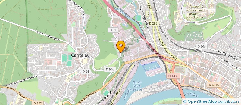 localisation de l'entreprise MONSIEUR GREGORY COLLINS  CANTELEU