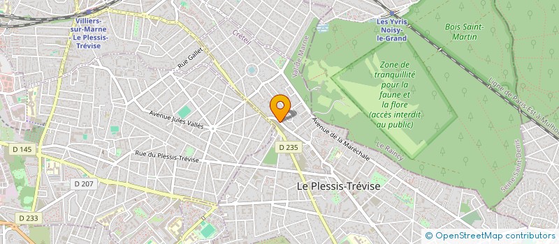 localisation de l'entreprise MONSIEUR GREGORY CONCAUD à LE PLESSIS-TREVISE
