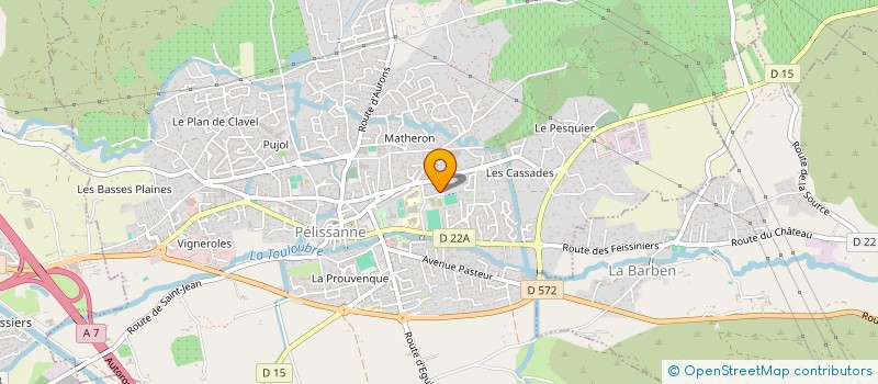 localisation de l'entreprise MONSIEUR GREGORY CONDE  PELISSANNE