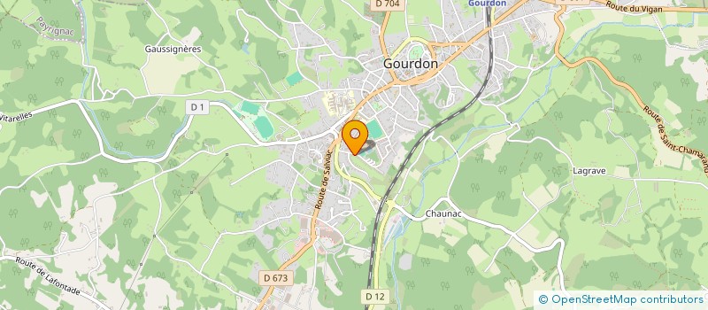 localisation de l'entreprise MONSIEUR GREGORY CONSTANT  GOURDON