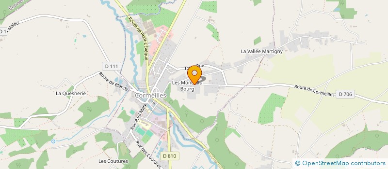 localisation de l'entreprise MONSIEUR GREGORY COUDE à CORMEILLES
