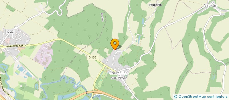 localisation de l'entreprise MONSIEUR GREGORY COULON  COURCELLES-SUR-VESLE