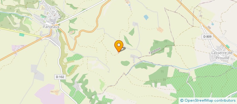 localisation de l'entreprise MONSIEUR GREGORY COUSIN  FANJEAUX