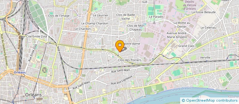 localisation de l'entreprise MONSIEUR GREGORY CREPET  ORLEANS