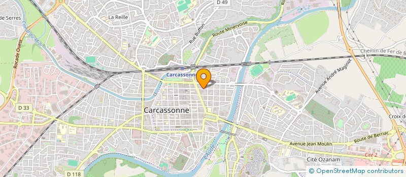 localisation de l'entreprise MONSIEUR GREGORY CRESPO à CARCASSONNE