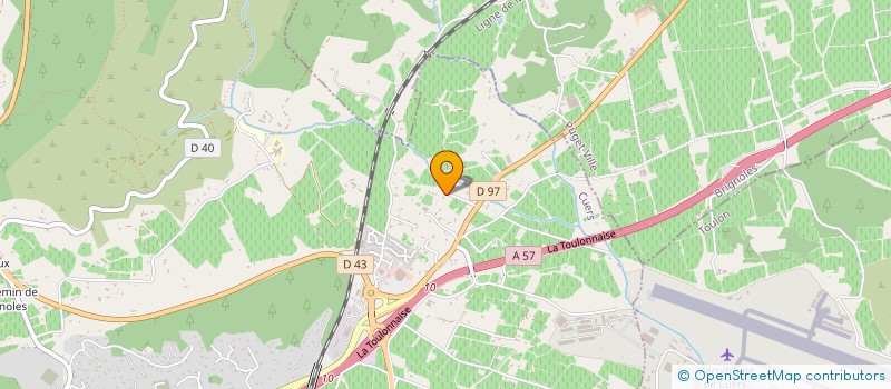 localisation de l'entreprise MONSIEUR GREGORY CRUZ  CUERS