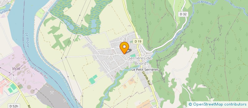 localisation de l'entreprise MONSIEUR GREGORY CUCHE  SERRIERES-DE-BRIORD