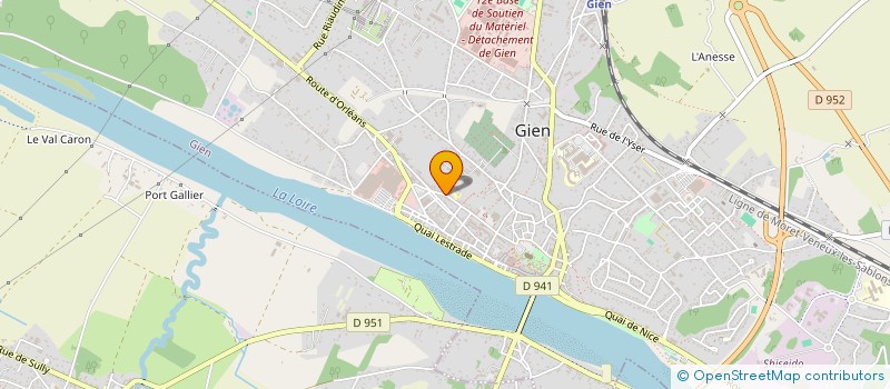 localisation de l'entreprise MONSIEUR GREGORY CUNHA à GIEN