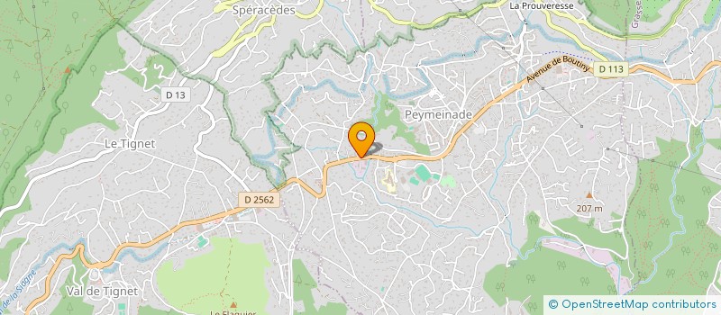 localisation de l'entreprise MONSIEUR GREGORY CURNY  PEYMEINADE