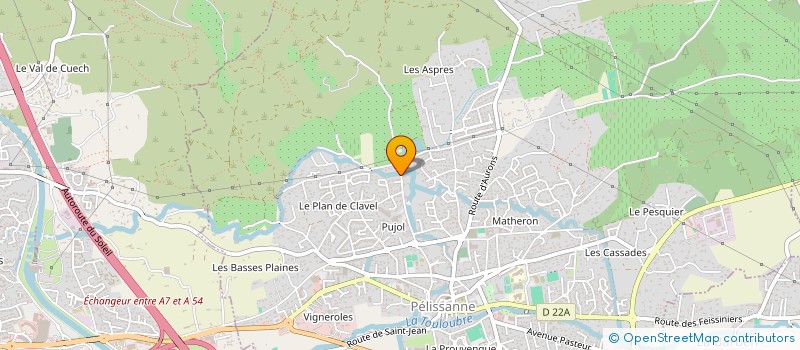 localisation de l'entreprise MONSIEUR GREGORY DABET  PELISSANNE