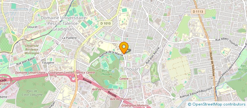 localisation de l'entreprise MONSIEUR GREGORY DALISMA  TALENCE