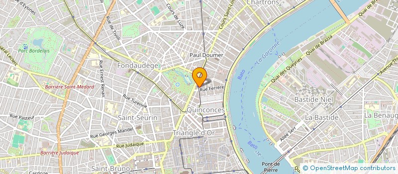 localisation de l'entreprise MONSIEUR GREGORY DANDIEU  BORDEAUX