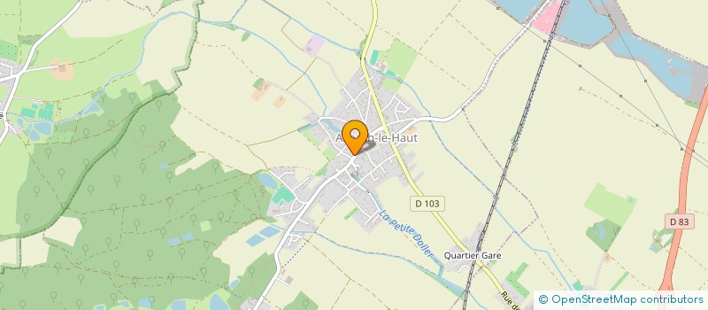 localisation de l'entreprise MONSIEUR GREGORY DANGEL  STEINBACH