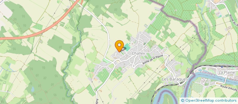 localisation de l'entreprise MONSIEUR GREGORY DANIERE  CHALLEX
