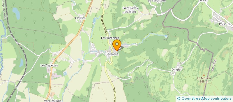 localisation de l'entreprise MONSIEUR GREGORY DARNAND  COLIGNY