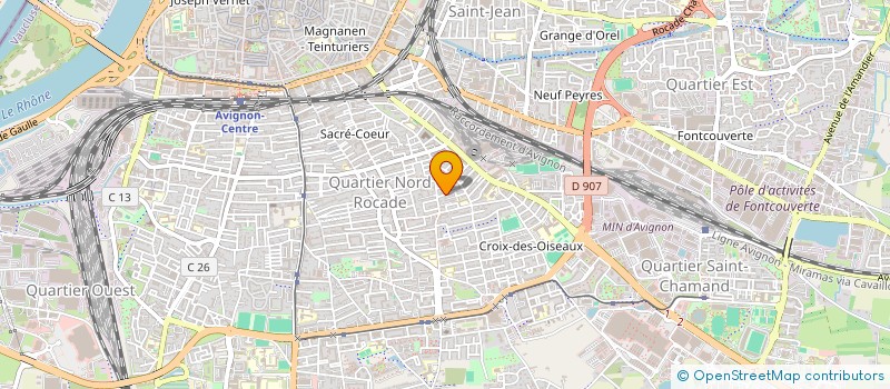 localisation de l'entreprise MONSIEUR GREGORY DARRAS  AVIGNON