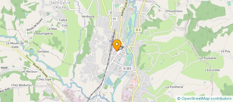 localisation de l'entreprise MONSIEUR GREGORY DAULIAT  SAINT-CYPRIEN