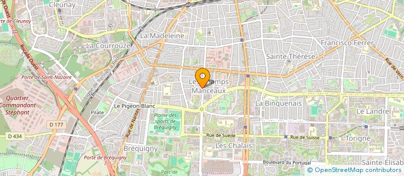 localisation de l'entreprise MONSIEUR GREGORY DAUVET à RENNES
