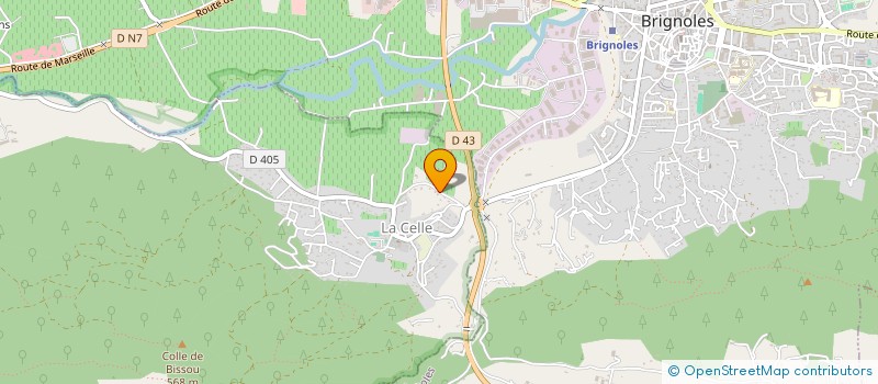 localisation de l'entreprise MONSIEUR GREGORY DAVID  LA CELLE