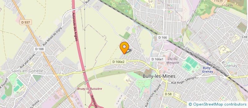 localisation de l'entreprise MONSIEUR GREGORY DE CEUKELEIRE  BULLY-LES-MINES